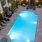 resort style pool with seating