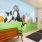 a pet bath area